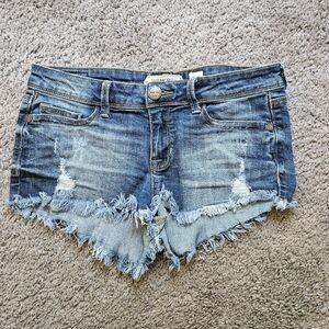 ⭐️4/$10-Denim Distressed Blue Shorts